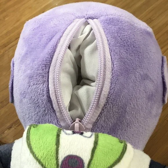 DISNEY PIXAR TOY STORY 4  PLUSH W/ zipper pocket Buzz Lightyear Stuffed Toy 9" - Picture 7 of 8